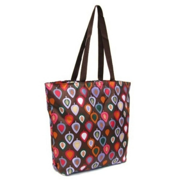 Multi-Colored Leaves Tote Bag - Picture 2 of 3